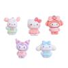 10 Pcs New Kawaii Cartoon Cute Bow Animal Series Resin Scrapbook Diy  Bow Decor Accessories Crafts A141