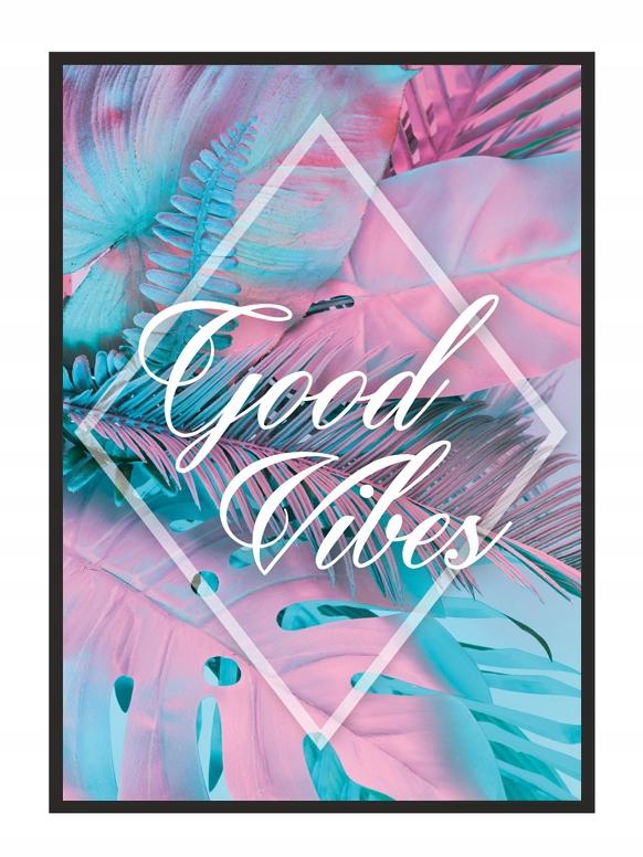 Picture Poster In a Frame 43x33 Cm Vibes P582