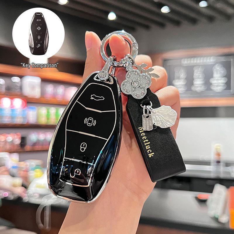 Premium Hongqi H5 Key Case for HS5/H9/H6/HS7/HS3/HQ9 - High-End Car Shell Cover