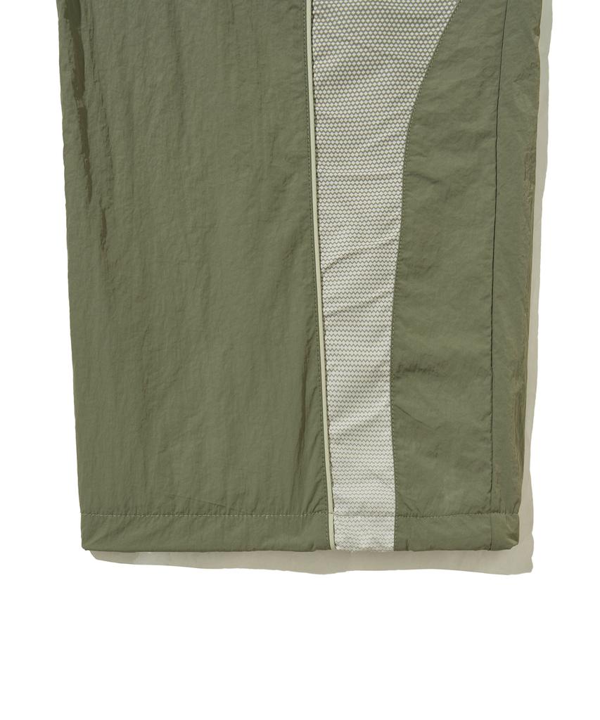 PHYPS MOTORCYCLE Speed Track Solid Nylon Pants Khaki