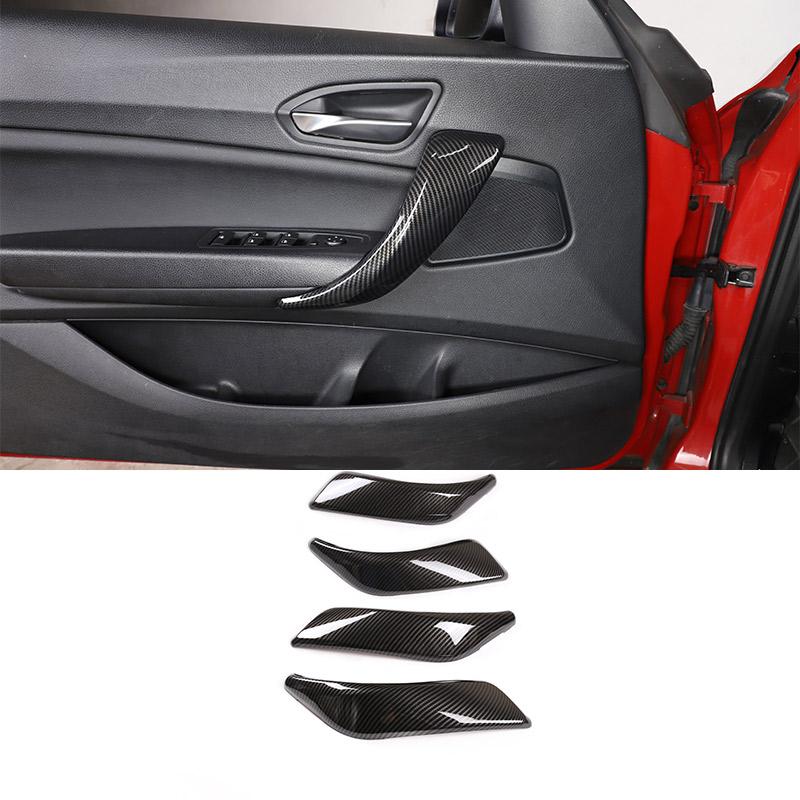Für BMW 1 2er F20 F21 F22 F23 2012-2018 ABS Kohlefaser Auto Mittelkonsole Innendekor Aufkleber Autozubehör