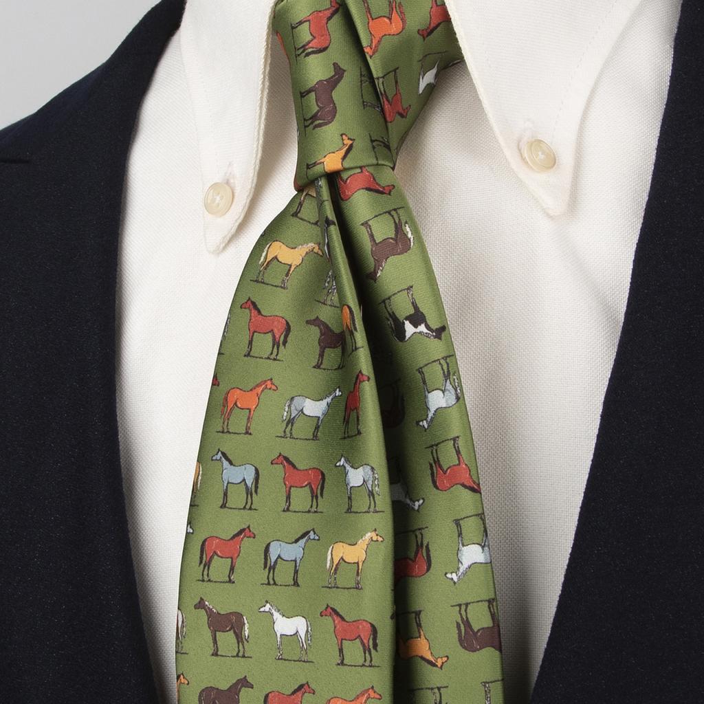 Men's Classic 8cm Animal Horse Graffiti Printed Tie Wedding Business Necktie Accessory Gift