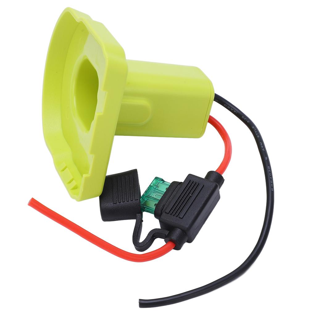 Batterieadapter für Ryobi One+ 18V mit 2 Stück Sicherung 14AWG Kabel Stromwandler für DIY Roboter Spielzeug