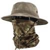 Camouflage Tactical Bucket Hat Set - Outdoor Fishing & Sun Protection Breathable Hat for Men
