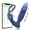 Erkek İtici Vibratör Prostat Masaj Aleti APP Kontrollü Vibratör Erkekler İçin Gecikmiş Boşalma Mantar Halkası Anal Fiş Seks Oyuncağı Yetişkin İçin