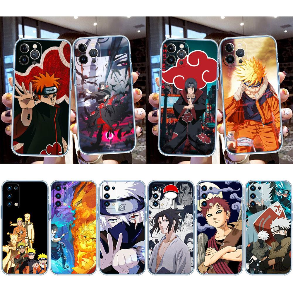 TR20 Naruto Uzumaki Sasuke Transparente Handyhülle für Motorola Moto G7 G8 G9 G84 G85 G73 G24 G15 Z2 Play Power Plus