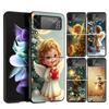 Cute Elf Angel Girls Phone Case For Samsung Galaxy Z Flip 7 6 5 4 3 5G Cover ZFlip7 ZFlip6 ZFlip4 ZFlip5 ZFlip3 Coque Fundas Gal