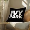 Logo Ivy Park-P Pillow Case Silky Elegant Comfort Sofa Bed  Invisible Zipper Beach Pillowcase