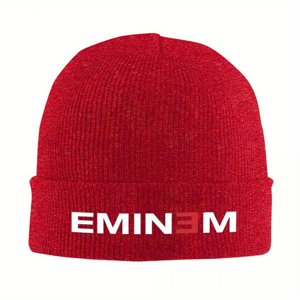 Eminem Rapper Rap God Knitted Hat Women's Men's Beanies Autumn Winter Hat Old School Music Hip Hop Cap