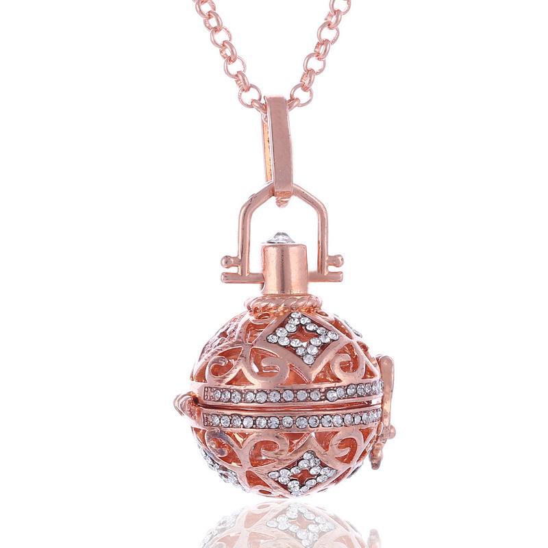 European & American Maternity Aromatherapy Necklace - Qinyinzhu Essential Oil Long Sweater Chain