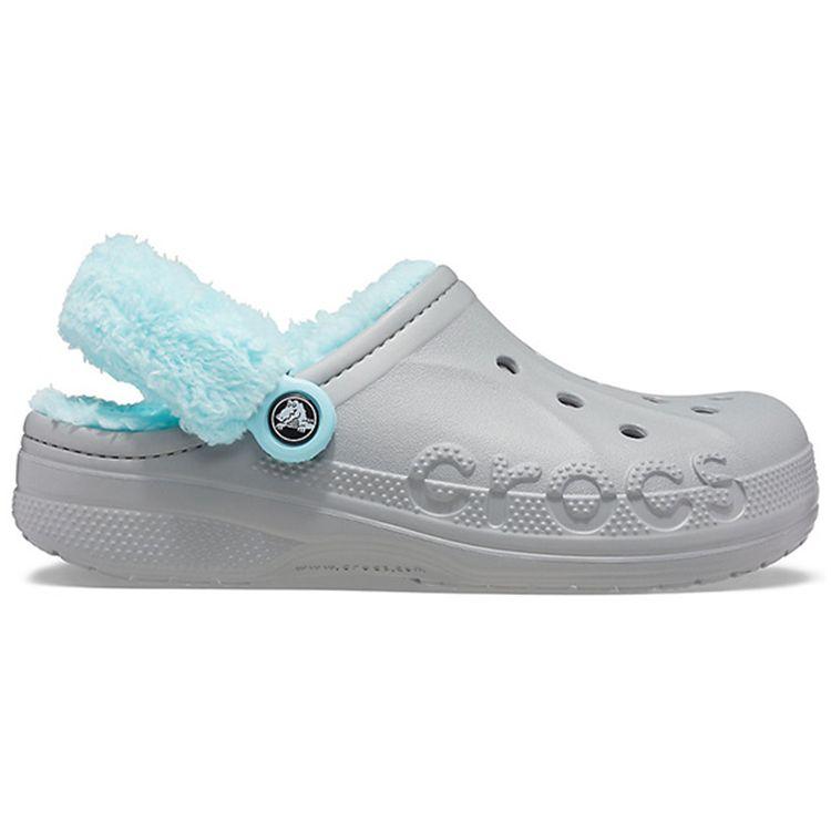 Crocs Classic Clog EVA Warm Plush Clogs Unisex clogs Gray Blue 206633-0IG