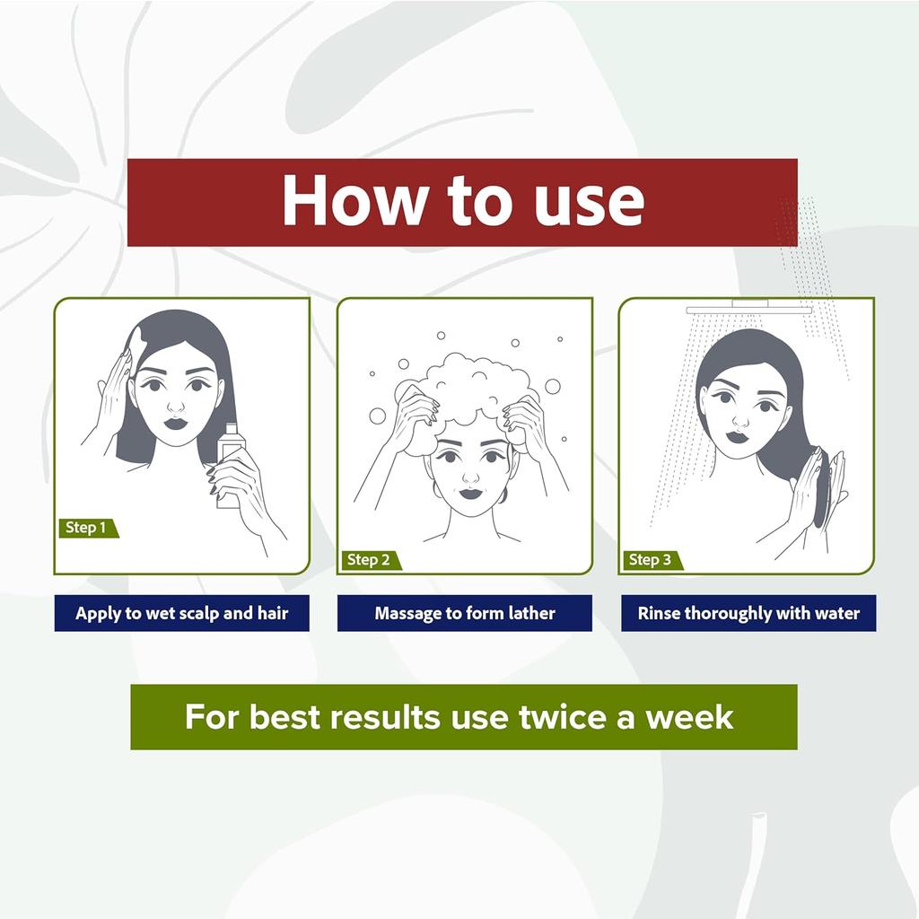 Sri Sri Tattva Henna Shikakai Shampoo 200ml X Pack of 2 – Nourishing, Volumizing, Healthy Shiny Hair for Men & Women