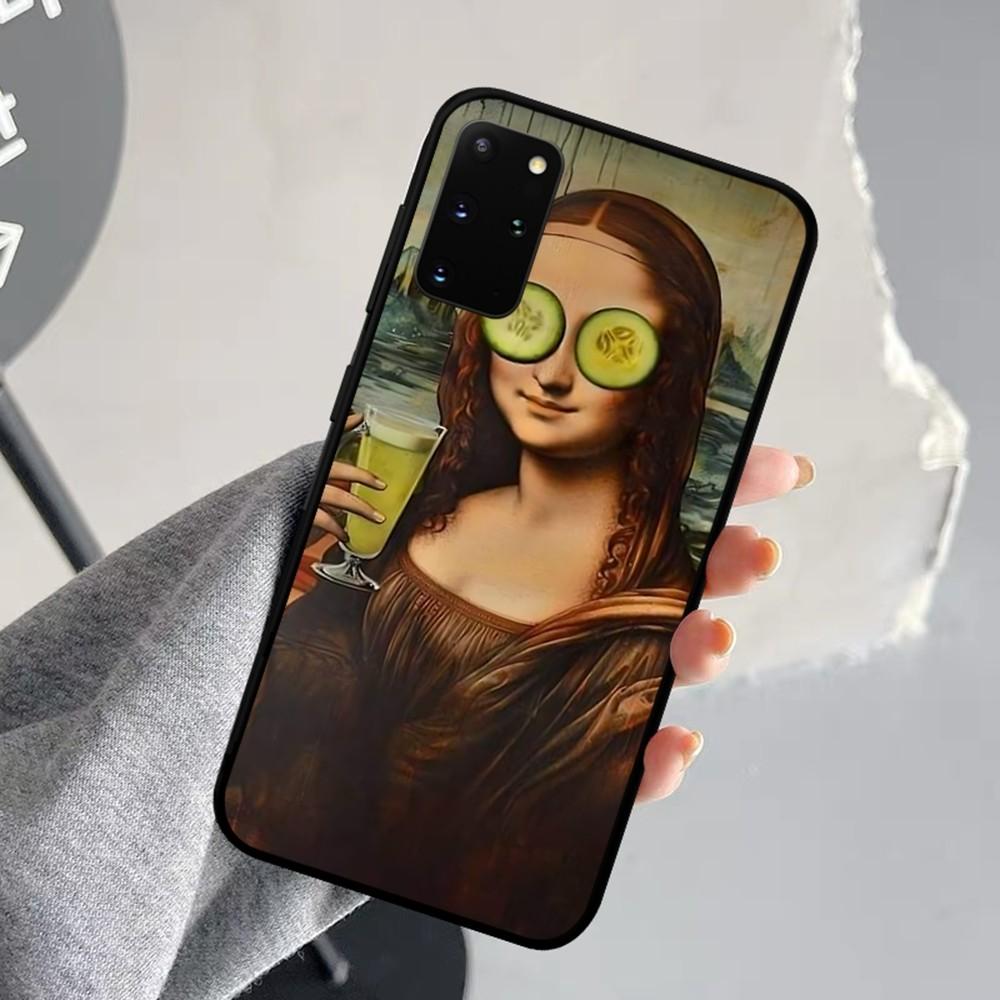 Mona Lisa Phone Case For Samsung S 9 10 20 21 22 23 30 23 24 Plus Lite Ultra FE S10lite Fundas