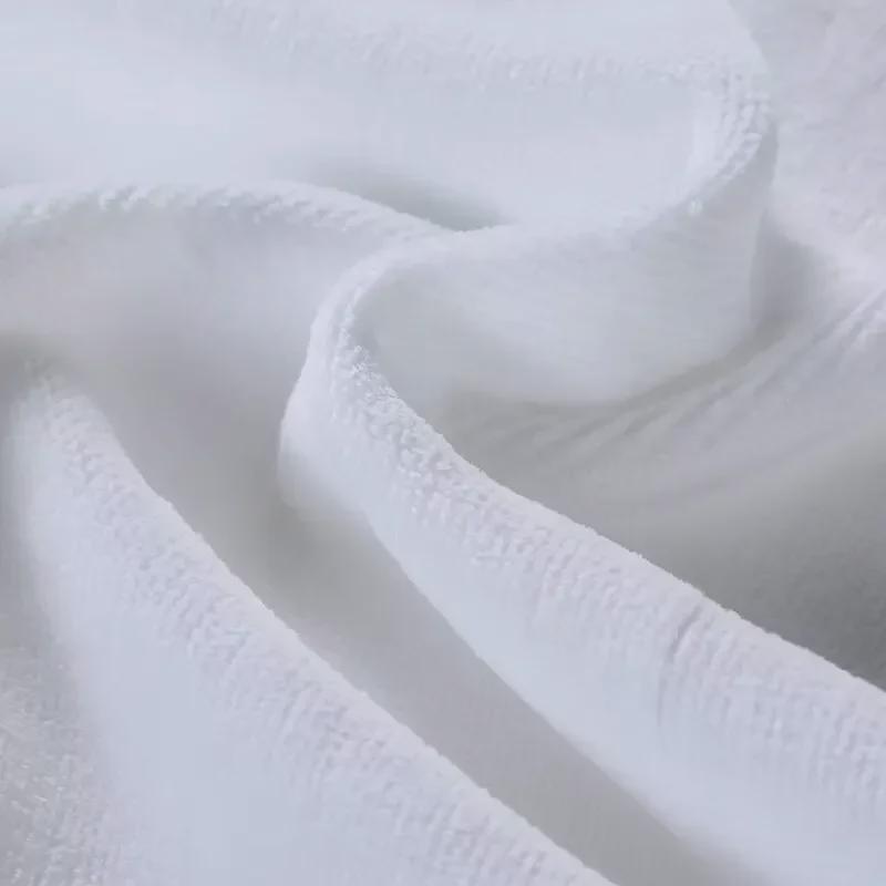 Luxurious Cotton Velvet Bathrobe - Thick, Washable, Suitable for Five-Star Hotels and Homestays