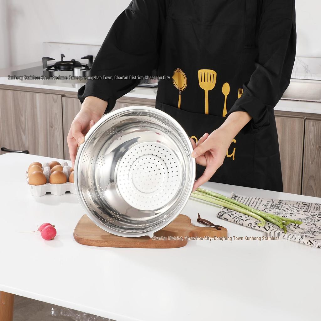 Stainless Steel Multi-Purpose Draining and Washing Basin