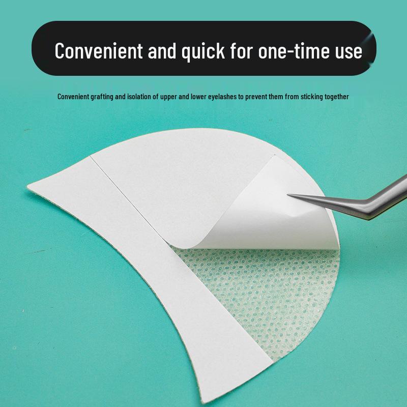 Eyelash Isolation Remover Pads - Skin-Friendly, Breathable Cotton Eye Patches for False Eyelash Removal