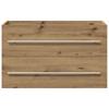 Artisan Oak Bathroom Vanity Unit 80 X 38.5 X 48 Cm