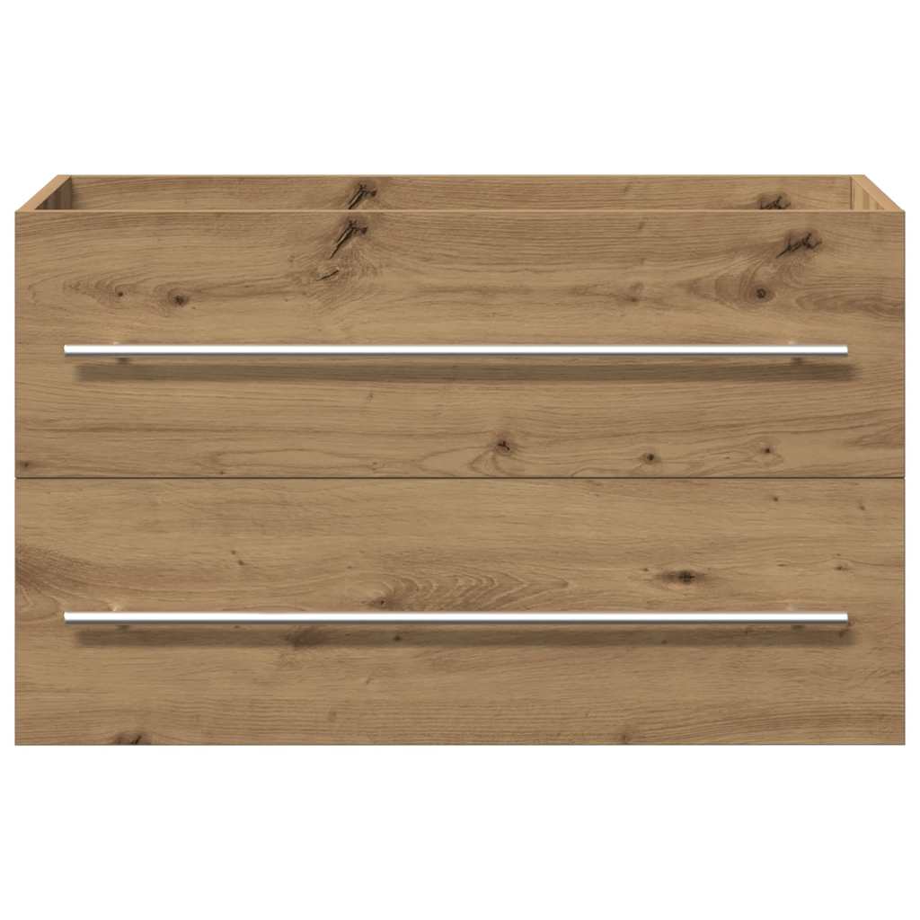 Artisan Oak Bathroom Vanity Unit 80 X 38.5 X 48 Cm