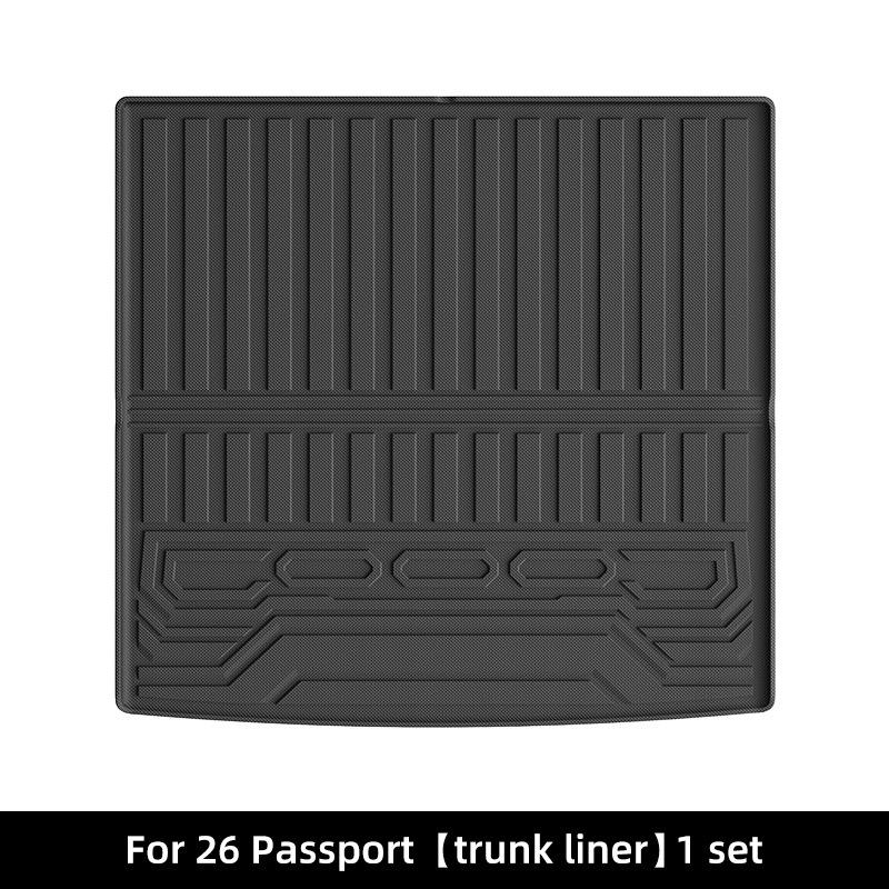 Eco-Friendly TPE Floor Mats for 2019-2026 Honda Passport – Includes Trunk Mats