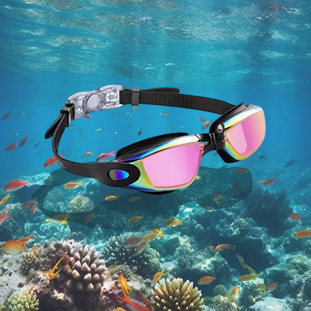 Adults Swim Goggles Anti Fog Swimming Goggles Waterproof HD Swim Glasses UV Protection Swimming Goggles for Men Women