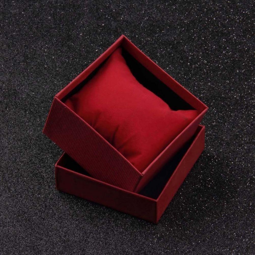 Jewelry Organizer Fine Texture Shockproof Display Cardboard Jewelry Storage Box   Gift Box  for Travel
