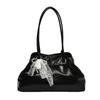 Spring and Summer Foreign Style Large-capacity Soft Leather Bag Women's 2025 New Casual Commuting Shoulder Bag Fashionable Portable Tote Bag