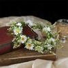 Flower Headbands Daisy Garlands Crown Hair Wreath Bride Flower Crown Wedding