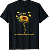 Kamala Harris 2024 Save Democracy For the People Sunflower T-Shirt