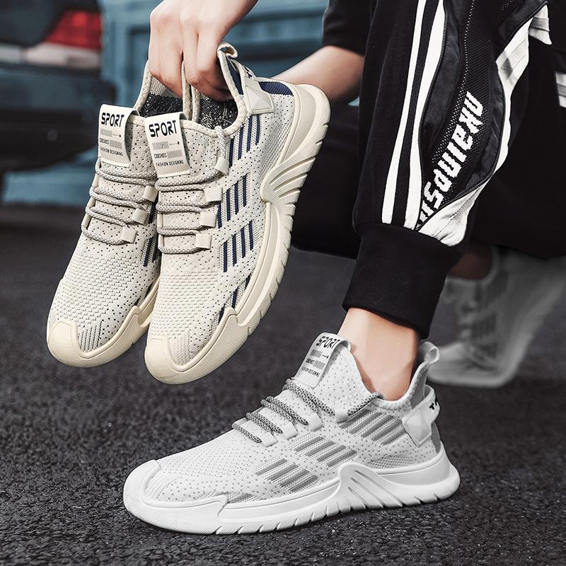 Men's shoes summer 2025 new breathable sports and leisure thin deodorant mesh shoes lightweight and versatile 2025 coconut tide shoes