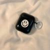 Black smiley face is suitable for Apple AirPods Pro generation Bluetooth headset soft case 1/1/1 generation protective cover decoration