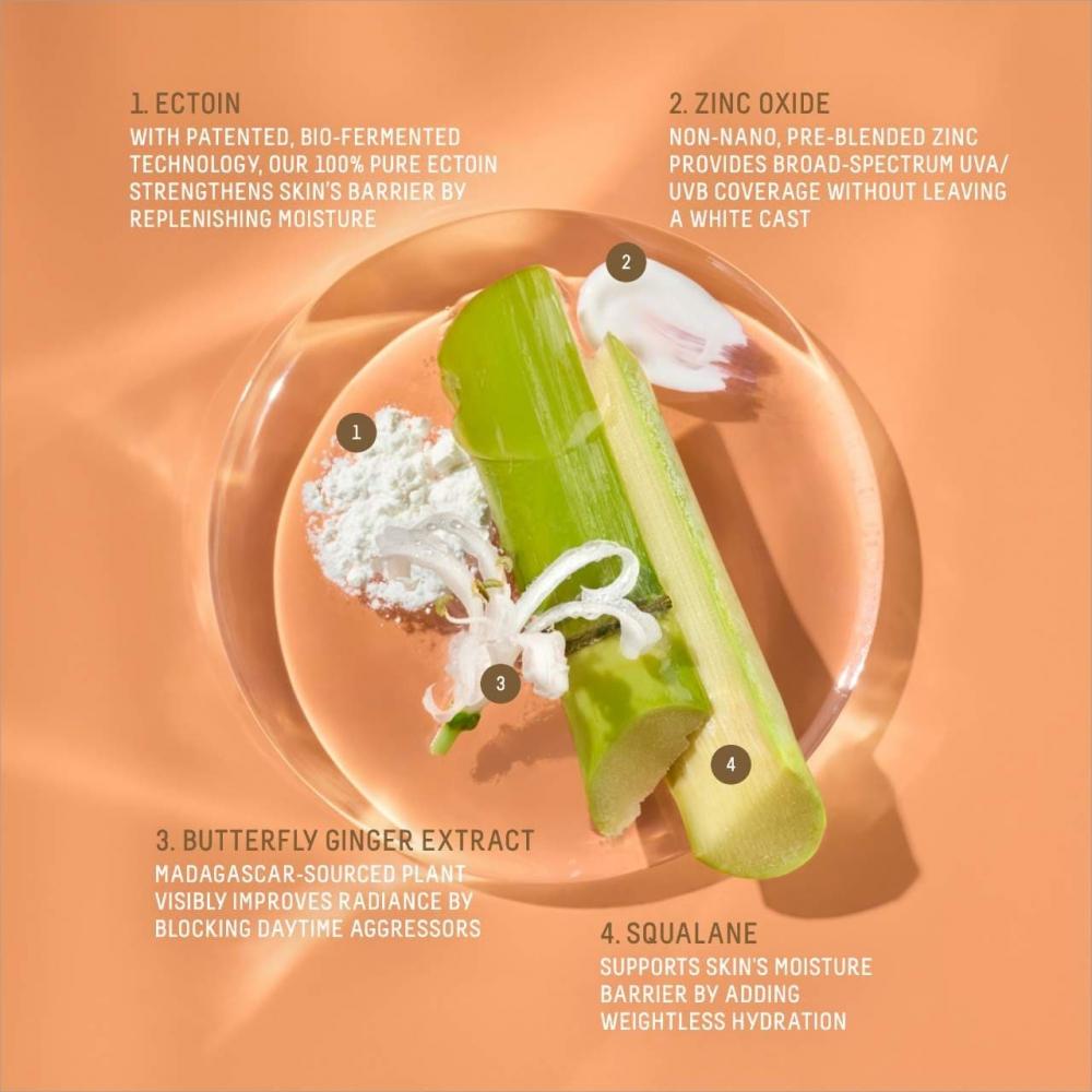 Biossance Zinc Sheer Hydrating Mineral Face Sunscreen Spf 30 1.7 Oz 50 Ml