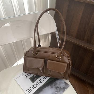 Bolso vintage de cuero suave para mujer bolsos de alta calidad bolsos de axila bolso de hombro femenino