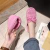 Fashion Summer Women's Openwork Slippers Woman Non-slip Slides Female Hollow Out Breathable Flat Women Home Indoor Shoes Big Size