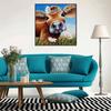 New Arrival 5D DIY Full Circle Diamond Painting "Ox" Embroidery Cross Stitch Home Decor Gift