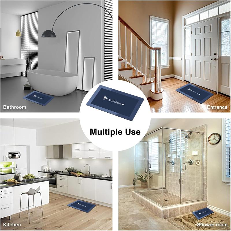 NEW Indoor Bathroom Absorbent Mat Modern Diatomite Foot Mat Quick Drying Kitchen Toilet Rug Non-slip Doormat Simple Home Decor