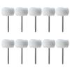 50Pcs Mini Grinding Sanding Head Abrasive Disc Felt 3mm Shank Buffing Wheel for Metal Polish Brush Drill Rotary Tool Accessories