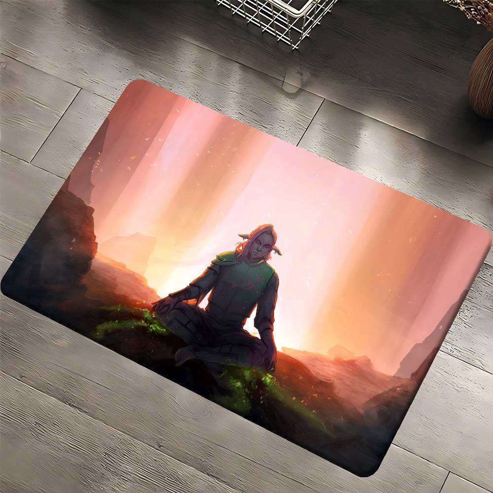 Caduceus Lera Badrumsmatta Halkfri Absorberar Vatten Lång Remsa Kudde Sovrumsmatta Välkommen Dörrmatta