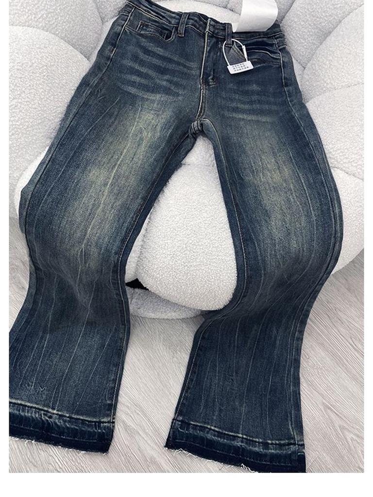New 2025 High-Waist Plus Size Slimming Wide-Leg Jeans for Pear-Shaped Women