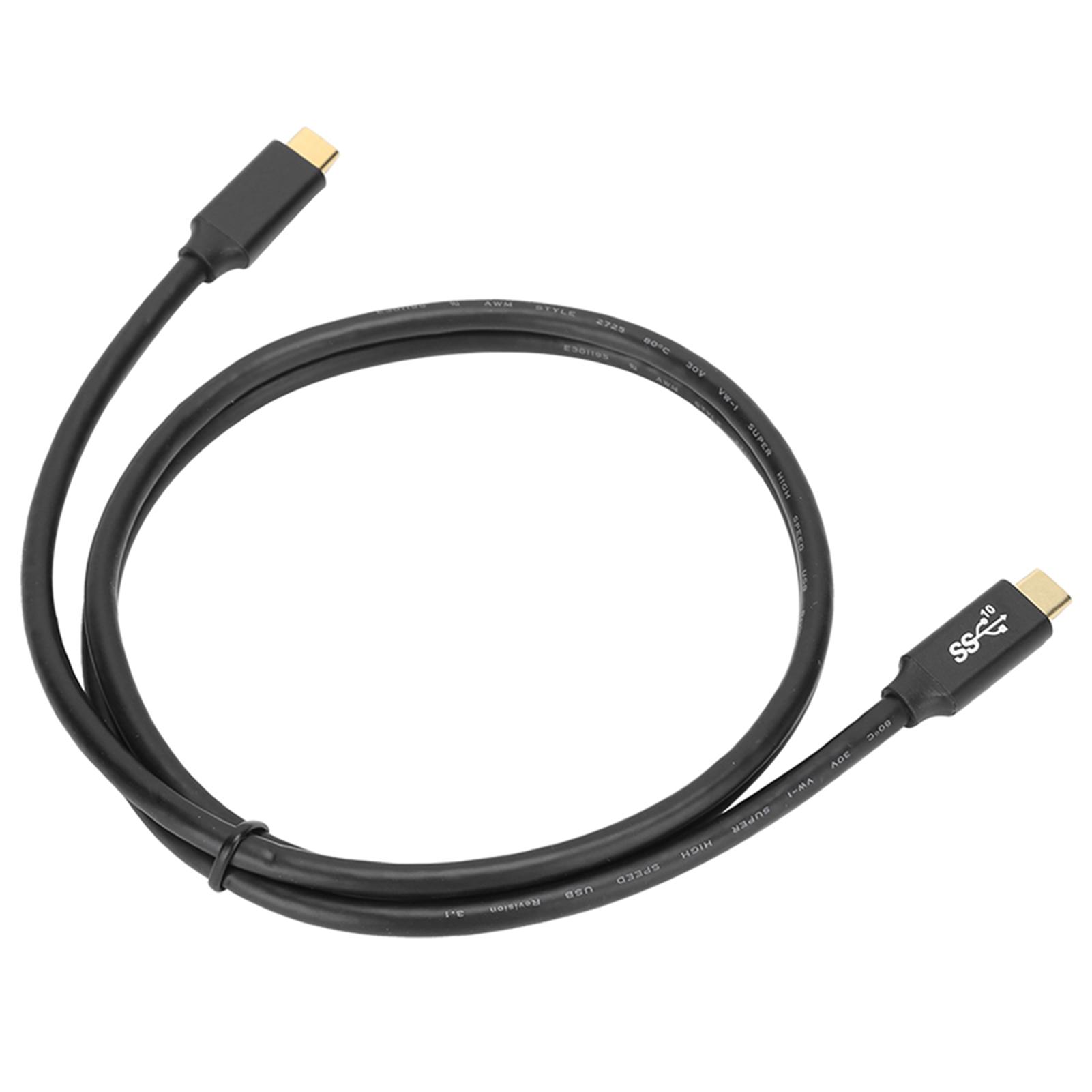 

PVC TYPEC to TPYEC Cable Wire Line with Chip 10GB Highspeed Data Transmission