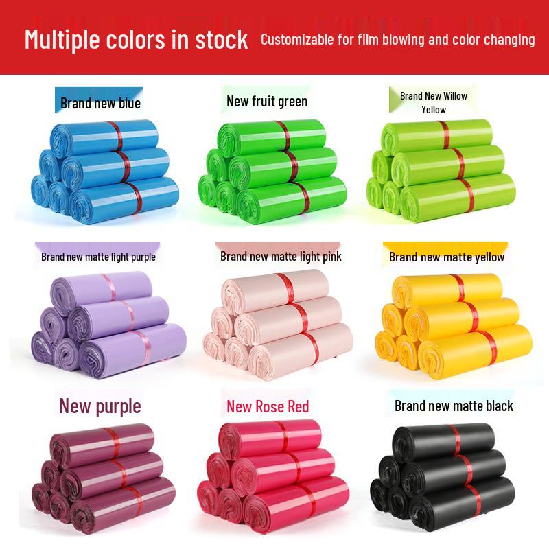 Free Shipping Green Thickened Express Clothing Packaging Bags, Plastic Logistics Bags