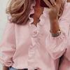Casual Fashion Women Spring Summer Blouses Sleeve Long Shirts