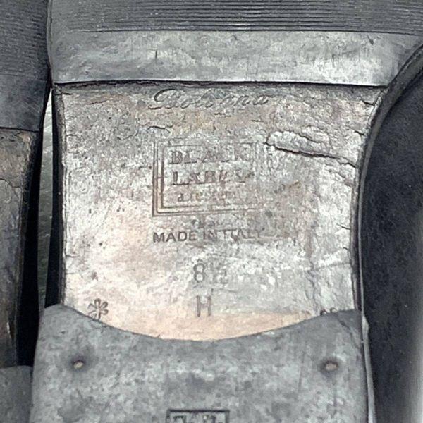 Vintage a testoni Wingtip Business Shoes Black 8.5H 27.0(USED)