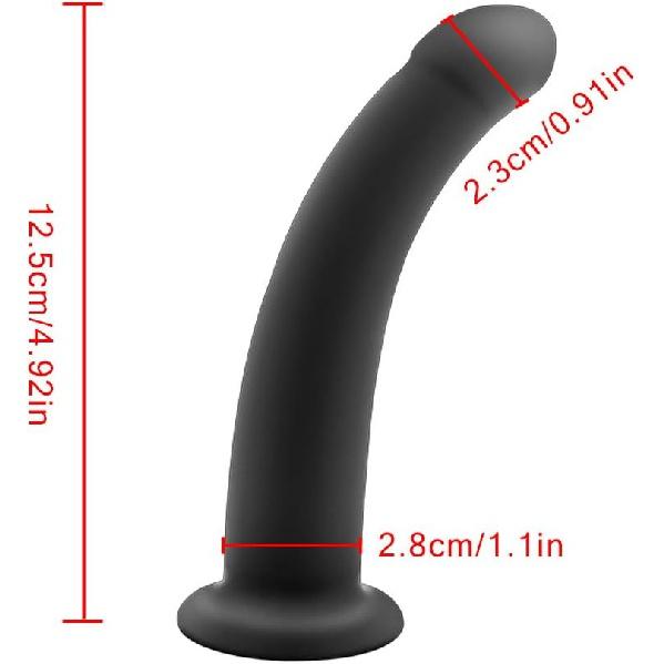 Beauty7 3PCS Silicone Beginner Strap On Harness Vaginal Dildo Set Curved Anus Butt Plug Glans Tip Flare End Penis Wearable Pegging Sex Toy Willy