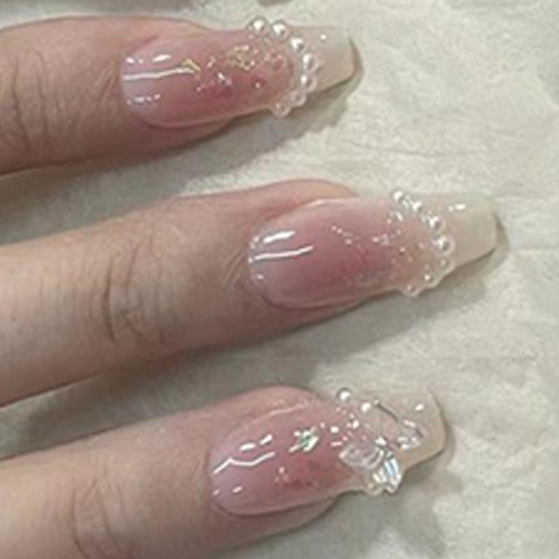 1 Scatola di Perle Stereoscopiche Mini Perle Rotonde Accessorio Decorativo per Pittura Unghie Patch Diamante per Unghie