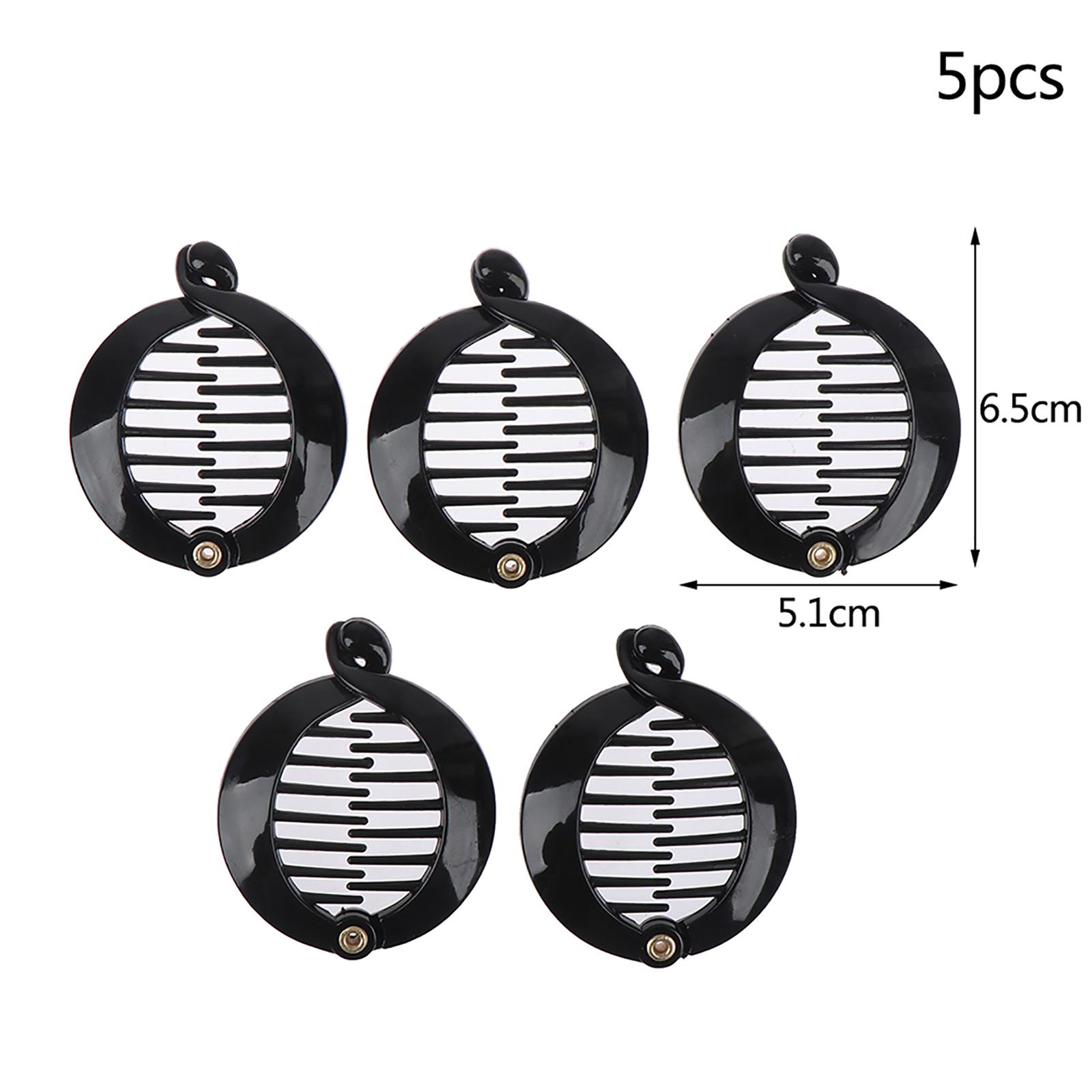 

5 шт. DIY рыбка зажим шпилька хвост банан коготь заколки для волос для женщин заколки чёрный