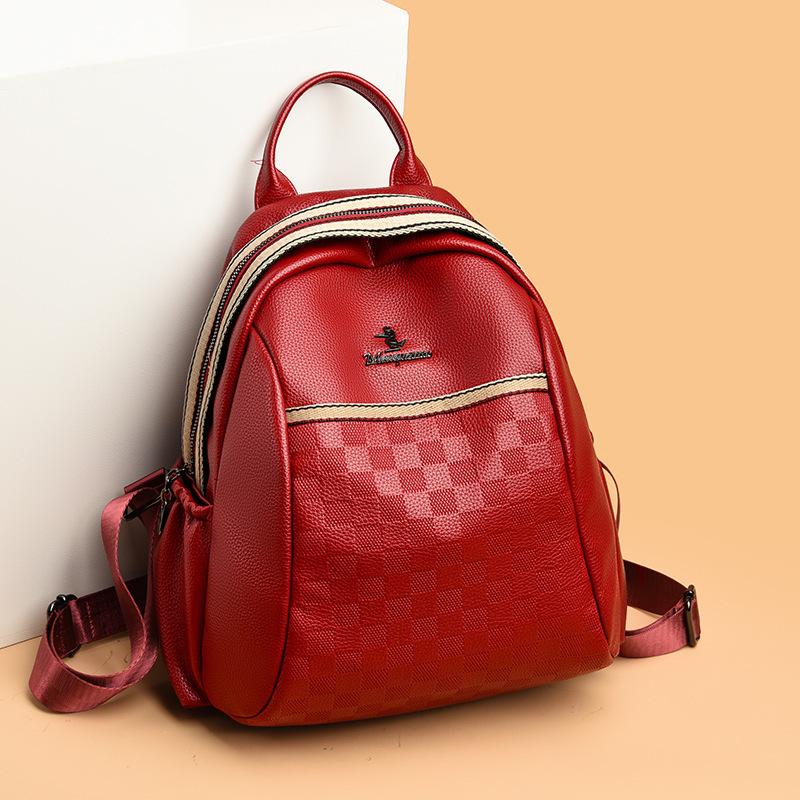 Schoolbag1011 New Premium Sense Backpack Women's Fashion Korean Edition Large Capacity Multifunctional Going Out Leisure Backpack