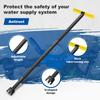 16-37 inch Water Meter Key Adjustable 4-Way Multi-Functional Utility Key Universal Cross Key T-handle Water Key Wrench for Meter