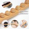 Wooden Gua Sha Stick Body Massage Tool  Abdomen Cellulite Massager For Backpain Relief Wood Therapy Massage Cup 8 Beads Handheld