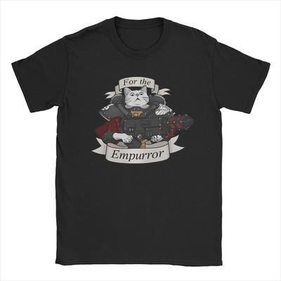 Casual for The Empurror W-Warhammer 40k T-Shirt Men Round Neck 100% Cotton T Shirt Short Sleeve Tee Shirt Plus Size Tops