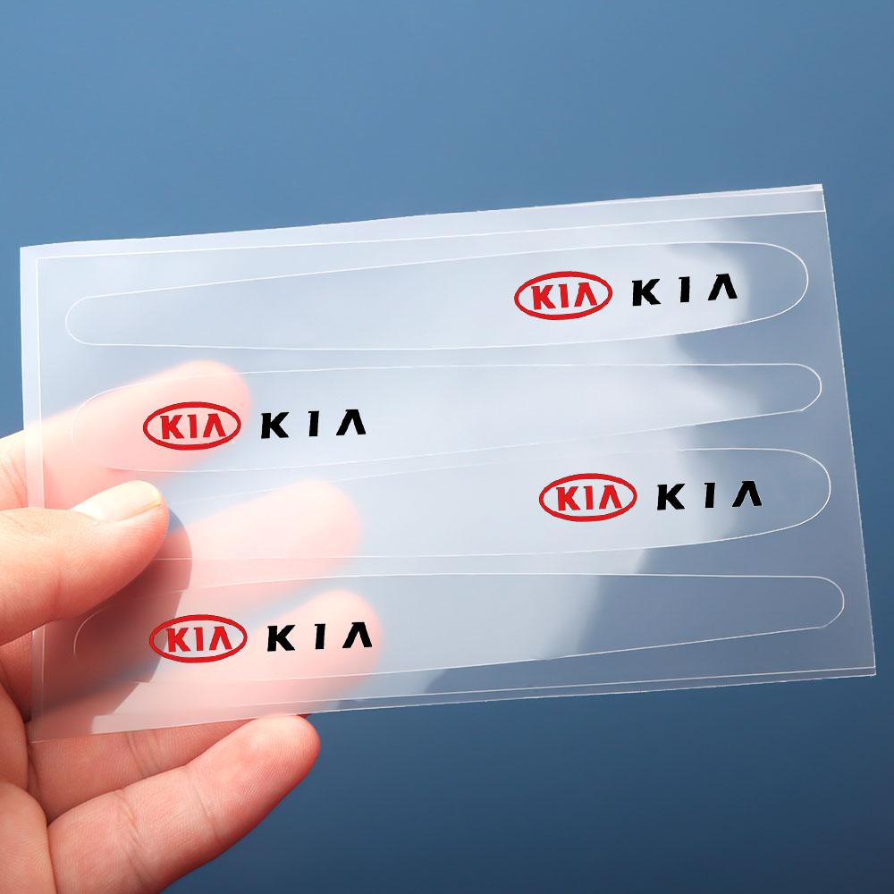 

2026 Hot Car Sticker 4/8Pcs Transparent Car Door Handle Protective Film Auto Stickers For KIA Sportage Ceed Sorento Cerato Optim
